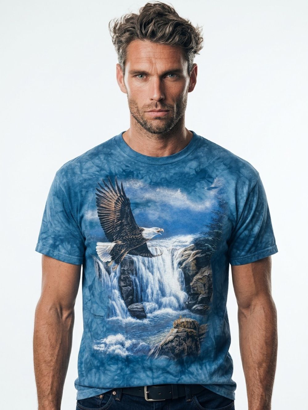 THE MOUNTAIN | Vintage 2000 Bald Eagle Nature Graphic Tee Unisex Size Large